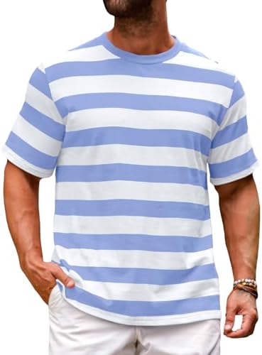 Amazon.com: Zbrandy Black and Grey Striped Shirt Men Wide Stripes